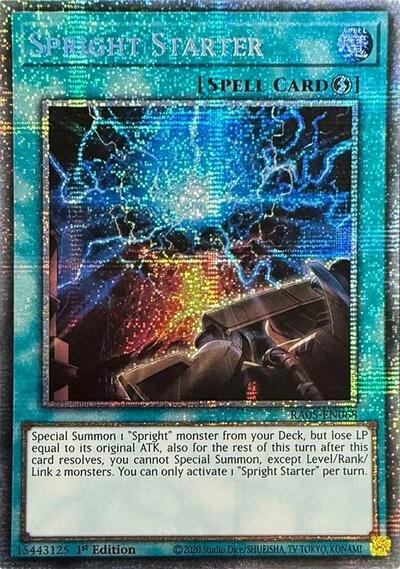 Spright Starter (Starlight Rare) (RA05-EN068) [Rarity Collection 5]