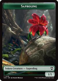 Saproling // Pest (0023) Double-Sided Token (18 // 23) [Commander: Secrets of Strixhaven]