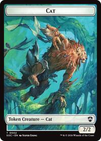 Cat // Inkling (0022) Double-Sided Token (2 // 22) [Commander: Secrets of Strixhaven]