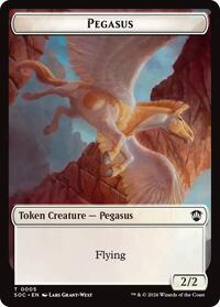 Pegasus // Inkling (0022) Double-Sided Token (5 // 22) [Commander: Secrets of Strixhaven]