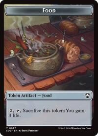 Food // City's Blessing Double-Sided Token (27 // 29) [Commander: Secrets of Strixhaven]