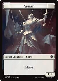 Spirit (0006) // Illusion Double-Sided Token (6 // 7) [Commander: Secrets of Strixhaven]