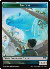 Fractal (0005) // Pest (0009) Double-Sided Token (5 // 9) [Secrets of Strixhaven]