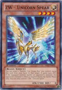 ZW - Unicorn Spear (YS13-EN018) [Super Starter: V for Victory]