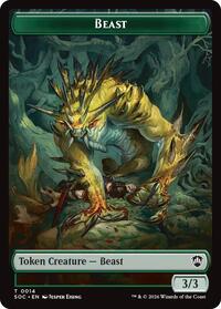 Beast // Primo, The Indivisible Double-Sided Token (14 // 24) [Commander: Secrets of Strixhaven]