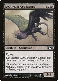 Deathgaze Cockatrice (94) [Magic 2014 (M14)]