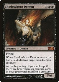 Shadowborn Demon (115) [Magic 2014 (M14)]