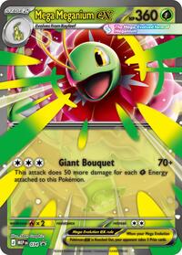 Mega Meganium ex (034) [Jumbo Cards]