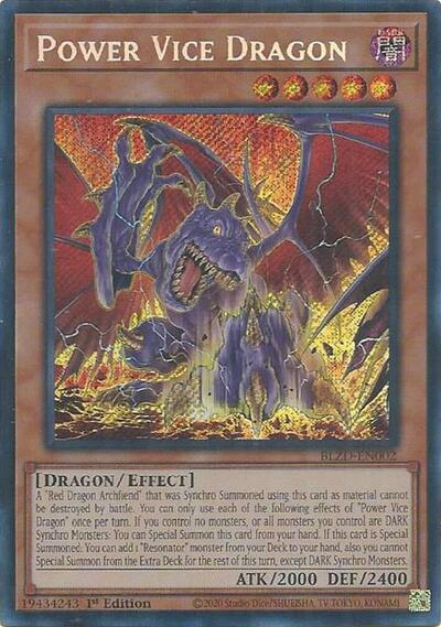Power Vice Dragon (BLZD-EN002) [Blazing Dominion]