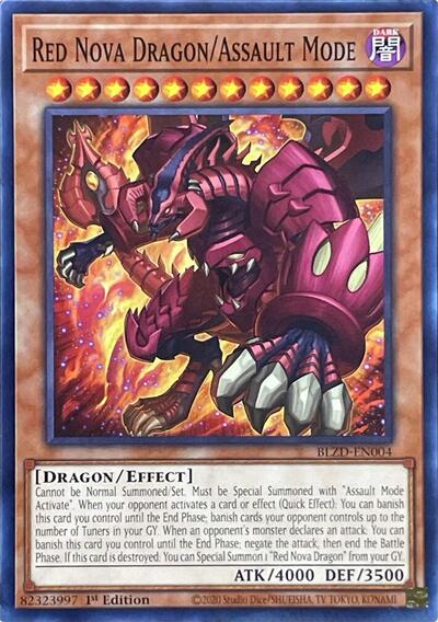 Red Nova Dragon/Assault Mode (BLZD-EN004) [Blazing Dominion]