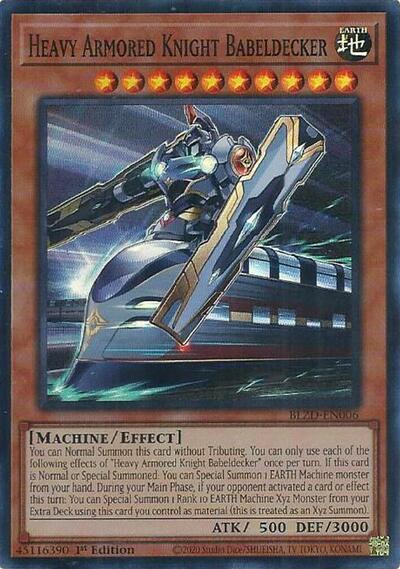 Heavy Armored Knight Babeldecker (BLZD-EN006) [Blazing Dominion]