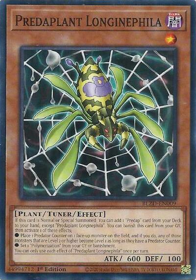 Predaplant Longinephila (BLZD-EN009) [Blazing Dominion]