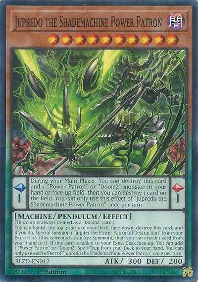 Jupredo the Shademachine Power Patron (BLZD-EN012) [Blazing Dominion]