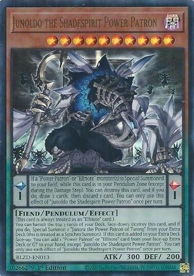 Junoldo the Shadespirit Power Patron (BLZD-EN013) [Blazing Dominion]