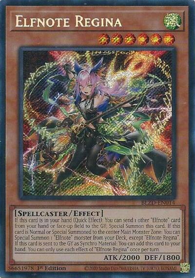 Elfnote Regina (BLZD-EN014) [Blazing Dominion]