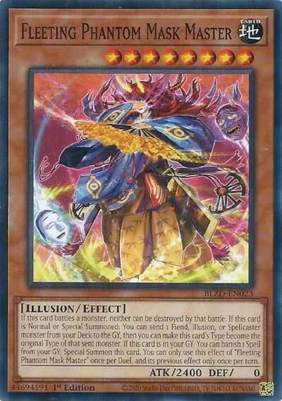 Fleeting Phantom Mask Master (BLZD-EN023) [Blazing Dominion]