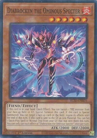 Diabrocken the Ominous Specter (BLZD-EN025) [Blazing Dominion]