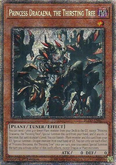 Princess Dracaena, the Thirsting Tree (Starlight Rare) (BLZD-EN027) [Blazing Dominion]
