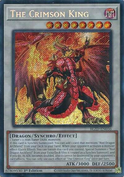 The Crimson King (BLZD-EN036) [Blazing Dominion]
