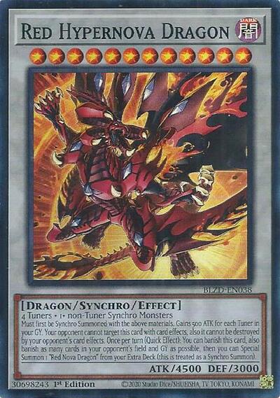 Red Hypernova Dragon (BLZD-EN038) [Blazing Dominion]
