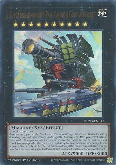 Superdreadnought Rail Cannon Gustav Rocket (BLZD-EN043) [Blazing Dominion]