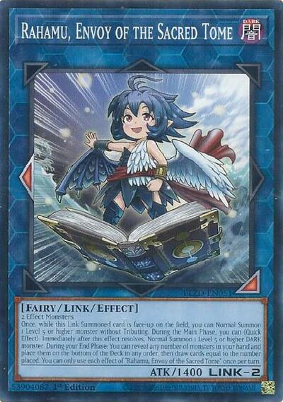 Rahamu, Envoy of the Sacred Tome (BLZD-EN051) [Blazing Dominion]