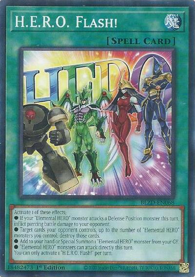 H.E.R.O. Flash! (BLZD-EN068) [Blazing Dominion]