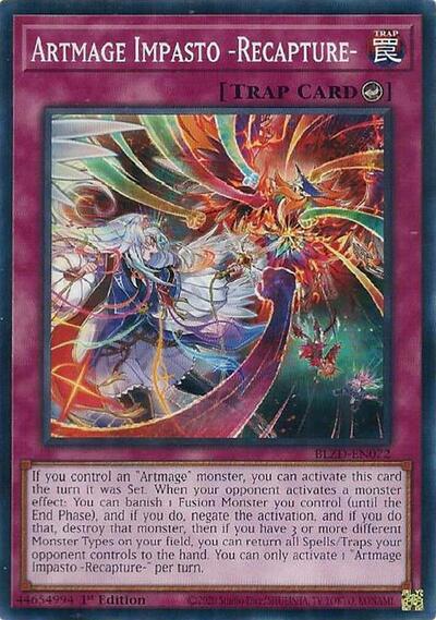 Artmage Impasto -Recapture- (BLZD-EN072) [Blazing Dominion]