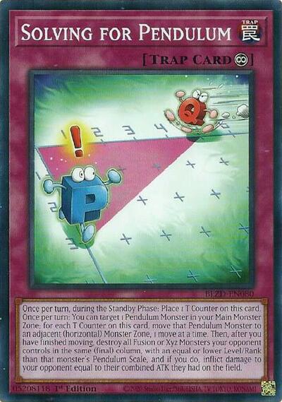 Solving for Pendulum (BLZD-EN080) [Blazing Dominion]