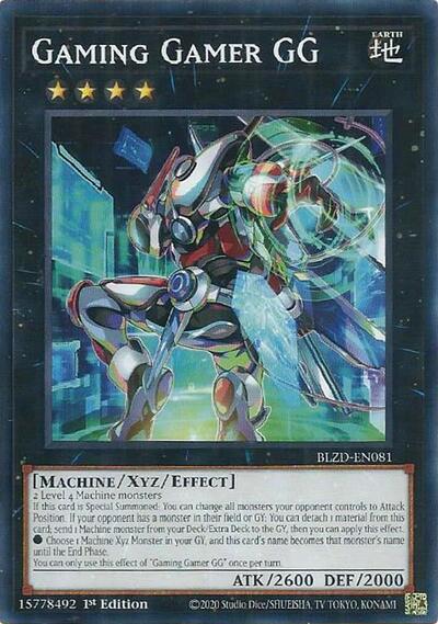 Gaming Gamer GG (BLZD-EN081) [Blazing Dominion]