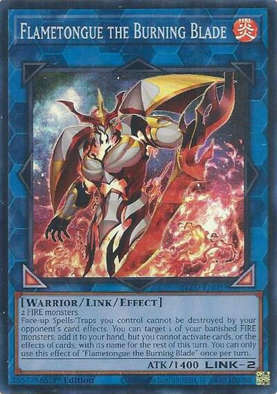 Flametongue the Burning Blade (BLZD-EN099) [Blazing Dominion]