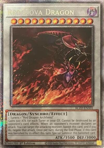 Red Nova Dragon (Starlight Rare) (BLZD-EN101) [Blazing Dominion]