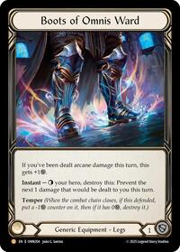 Boots of Omnis Ward (OMN204) [Omens of the Third Age]