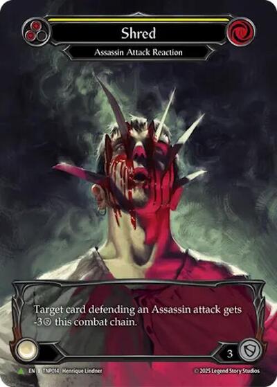 Shred (Yellow) (Marvel) - TNP014 (TNP014) [Flesh and Blood: Promo Cards]