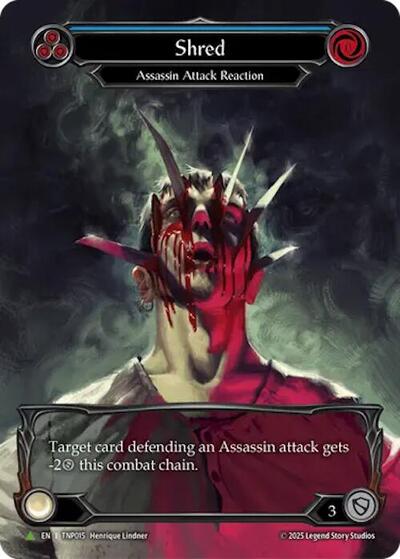 Shred (Blue) (Marvel) - TNP015 (TNP015) [Flesh and Blood: Promo Cards]