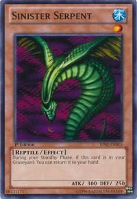 Sinister Serpent (BP02-EN015) [Battle Pack 2: War of the Giants]