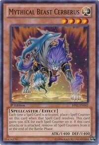 Mythical Beast Cerberus (BP02-EN042) [Battle Pack 2: War of the Giants]
