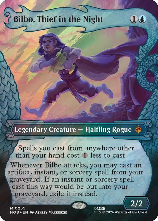 Bilbo, Thief in the Night (Showcase) (Surge Foil) (255) [The Hobbit]