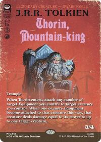 Thorin, Mountain-king (Borderless) (243) [The Hobbit]