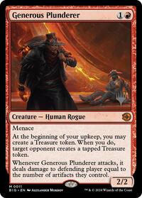 Generous Plunderer (11) [Promo Pack: Outlaws of Thunder Junction]