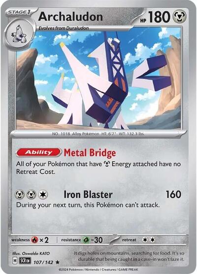 Archaludon - 107/142 (Non-Holo) (107/142) [Deck Exclusives]
