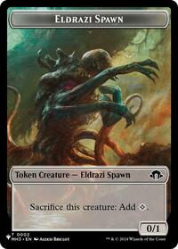 Eldrazi Spawn (MH3) // Rat (WOE) Double-Sided Token (2 // 7) [The List Reprints]
