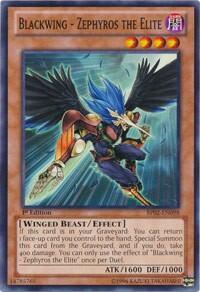 Blackwing - Zephyros the Elite (BP02-EN098) [Battle Pack 2: War of the Giants]