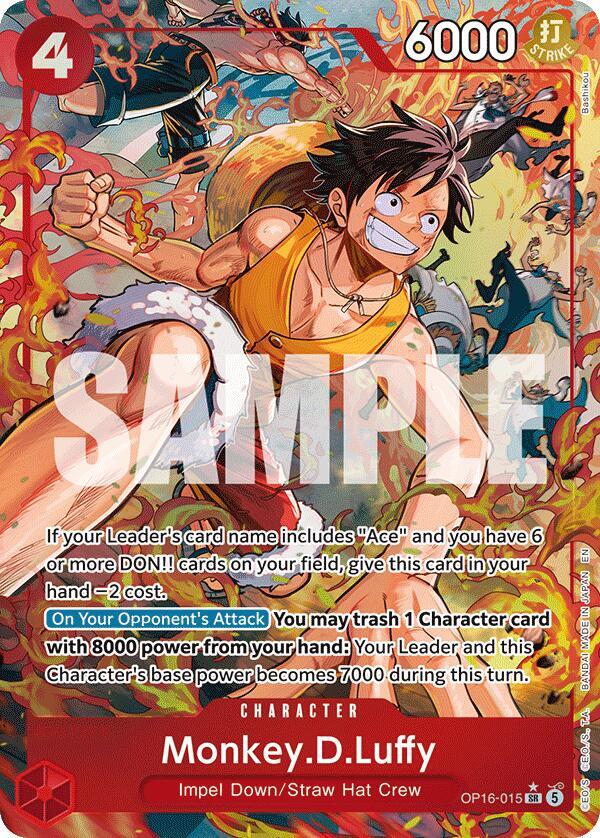 Monkey.D.Luffy (Alternate Art) (OP16-015) [The Time of Battle]