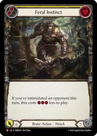Feral Instinct (OMN229) [Omens of the Third Age]