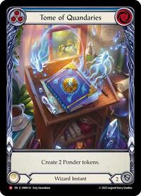 Tome of Quandaries (Blue) (Extended Art) (OMN133) [Omens of the Third Age]