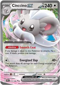 Cinccino ex - 073/086 (073/086) [ME04: Chaos Rising]