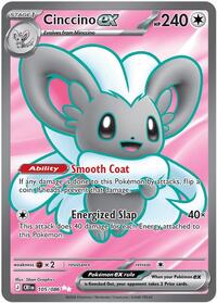 Cinccino ex - 105/086 (105/086) [ME04: Chaos Rising]