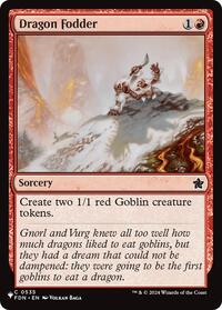 Dragon Fodder (FDN) (535) [The List Reprints]