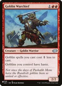 Goblin Warchief (J22) (548) [The List Reprints]